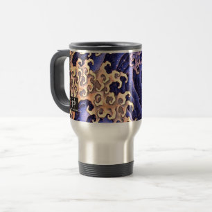 Mug De Voyage 15 oz Voyage / Commuter Mug JAPONAIS MOTIF WAVE