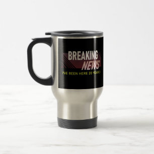 Mug De Voyage 20 ans d'anniversaire de travail Vingtième employé