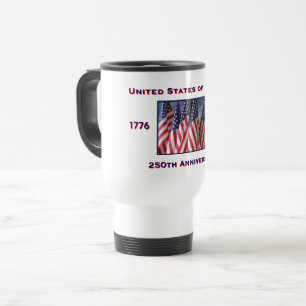 Mug De Voyage 250e anniversaire USA Patriotique