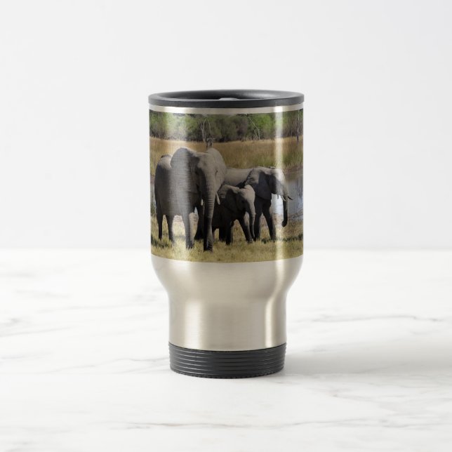 Mug De Voyage 3 éléphants (Centre)