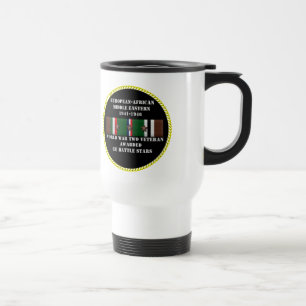 MUG DE VOYAGE 3 ÉTOILES DE BATAILLE / VETERAN DE LA SECONDE GUER
