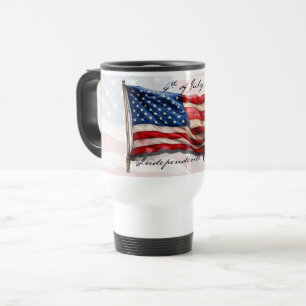 Mug De Voyage 4 juillet – Célébrez avec le drapeau américain