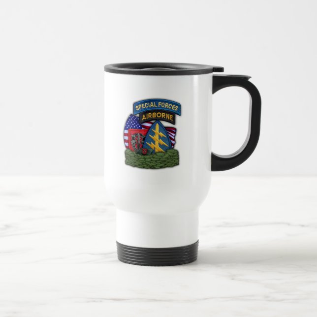 Mug De Voyage 7e groupe des forces spéciales irak vétérinaires c (Droite)