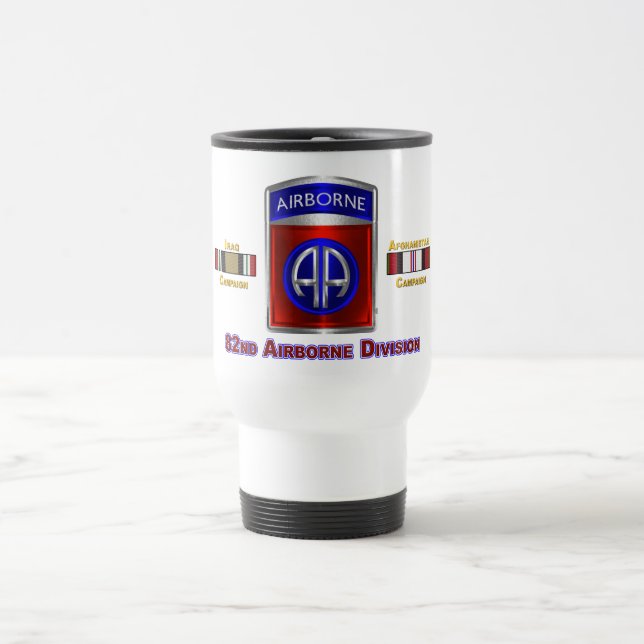 Mug De Voyage 82e division aéroportée Ancien combattant en Irak  (Centre)