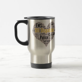 Mug De Voyage 911 Dispatcher Word Cloud