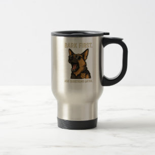 Mug De Voyage Aboyer d'abord