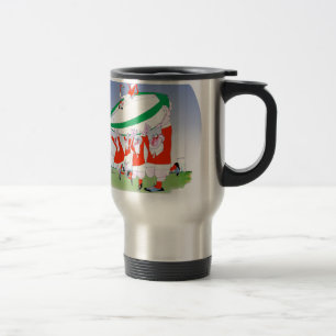 Mug De Voyage acclamations de rugby de gallois, fernandes