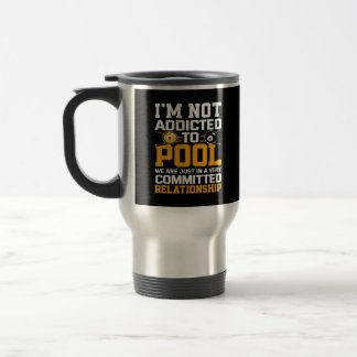 Mug De Voyage Addicité À Pool Billard Lover Billard Lecteur
