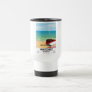 Mug De Voyage Affiche de train vintage Watchet Somerset