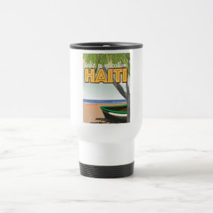Mug De Voyage Affiche de voyage à Haïti pour des vacances