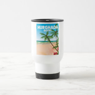 Mug De Voyage Affiche de voyage à Hurghada en Egypte