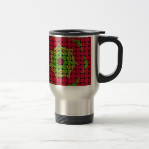 Mug De Voyage African Lovely Design rouge tissé