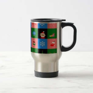Mug De Voyage afrique santa claus colorblock