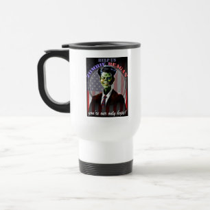 Mug De Voyage Aidez-nous zombi Reagan ! bilatéral
