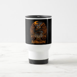 Mug De Voyage Aigle et crâne de la rébellion