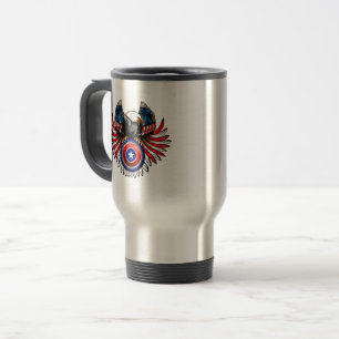 Mug De Voyage Aigle patriotique des États-Unis