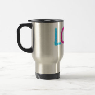 Mug De Voyage Aimer fierté arc en ciel aquarelle LGBTQ Juin mode