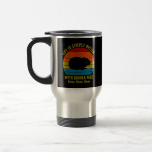 Mug De Voyage Ajouter des noms Changer tout le texte, Vie mieux