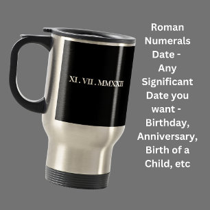 Mug De Voyage Ajouter Une Date De Naissance, Un Anniversaire, Un