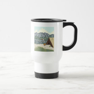 Mug De Voyage Alaska Bush Avion Et Pêche Voyage