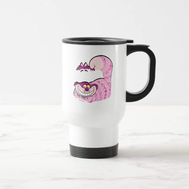 Mug De Voyage Alice Au Pays Des Merveilles | Chat Cheshire en te (Droite)
