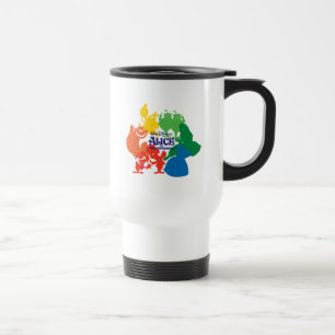 Mug De Voyage Alice au pays des merveilles - Silhouettes de cara
