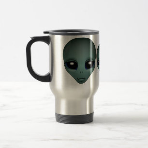 Mug De Voyage Alien Gray Extraterrestrial Cups et verre Alien
