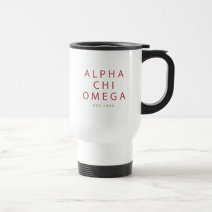 Mug De Voyage Alpha est d'Omega de Chi. 1885