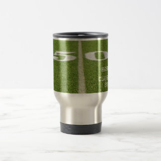 Mug De Voyage Alumni du collège fête des pères 50 Yard Line Foot