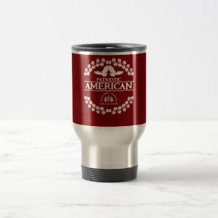 MUG DE VOYAGE AMÉRICAIN   USA 1776   DIEU FAMILLE PAYS LIBERTÉ