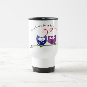 Mug De Voyage Amour de hibou vous pour toujours