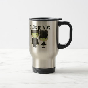 Mug De Voyage Amour de M. et de Mme Franken Couple I mon épouse