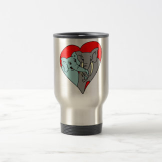 Mug De Voyage Amour d'éléphant