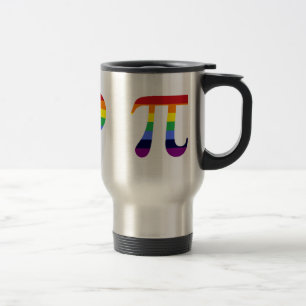 Mug De Voyage amour pi de paix d'arc-en-ciel