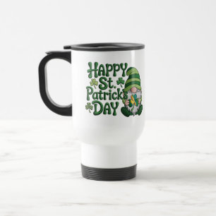 Mug De Voyage Amour Prépa de la Saint-Patrick Chanceux Vert Mi