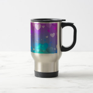 Mug De Voyage Amour, Saint-Valentin, Jour, Coeur, Femmes, Rose,
