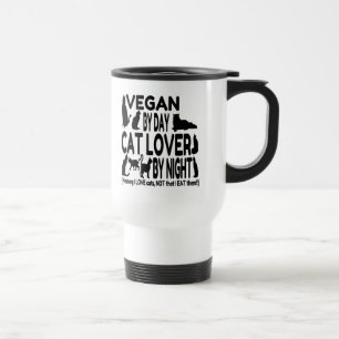 Mug De Voyage Amoureux des chats Vegan Funny