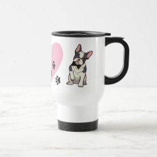 Mug De Voyage Amoureux des chiens français chiot