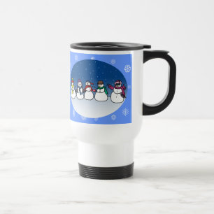 Mug De Voyage Amusement de bonhomme de neige