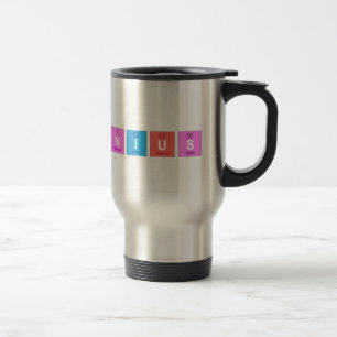 Mug De Voyage Amusement de chimie de table périodique