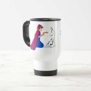 Mug De Voyage Ana Donnant Olaf Carrot Nose