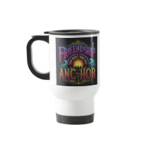 "Ancre d'amitié" Canette de café de voyage.