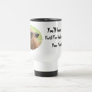Mug De Voyage Angry Llama Attendre Jusqu'à ce que j'ai eu Humour
