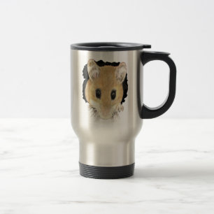 Mug De Voyage Animal Art Cute Souris Peeout Aquarelle Art