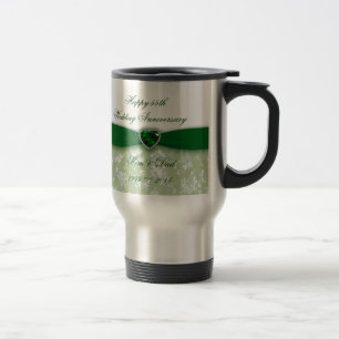 Mug De Voyage Anniversaire de mariage de damassé