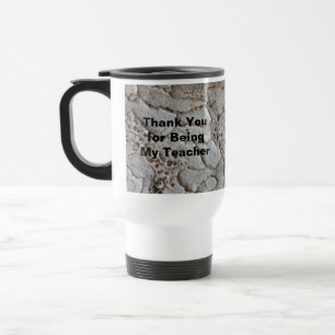 Mug De Voyage Appréciation de l'enseignant rustique Nature Merci