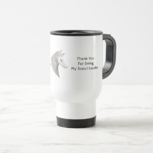 Mug De Voyage Appréciation de loup gris du Chef de scout de