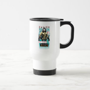 Mug De Voyage Aquaman "sauveur graphique moderniste de mers"