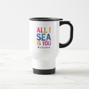 Mug De Voyage Aquaman   "tout mer d'I est vous" Paisley coloré
