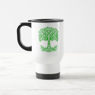Mug De Voyage Arbre Celtique Vert De Vie